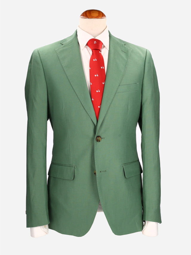 Apple Green Linen Blazer