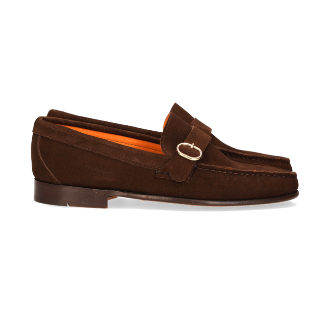 MOCASIN HEBILLA ANTE MARRON