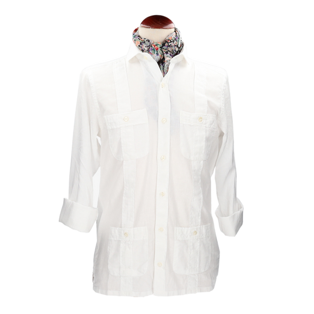 CHEMISE BLANCHE CUBAINE