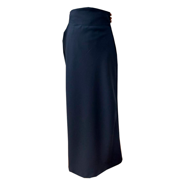 FALDA CLAUDIA AZUL MARINO