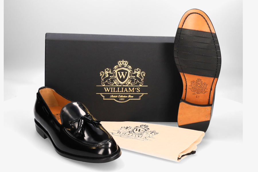 President antik black tassels