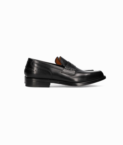 Black boxcalf loafer