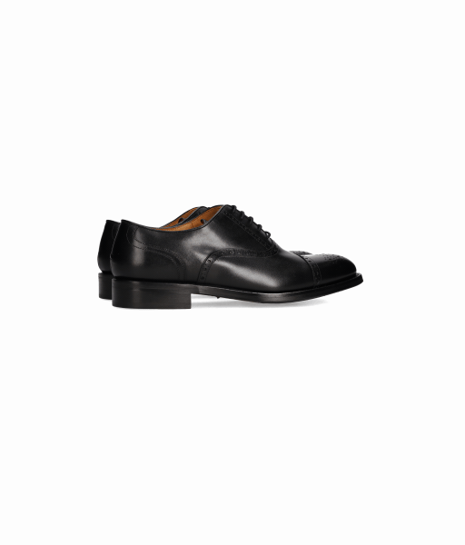 Black boxcalf oxford