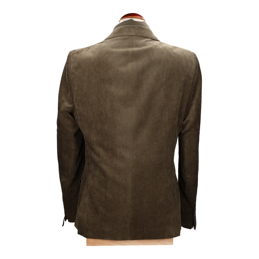 Americana con chaleco verde