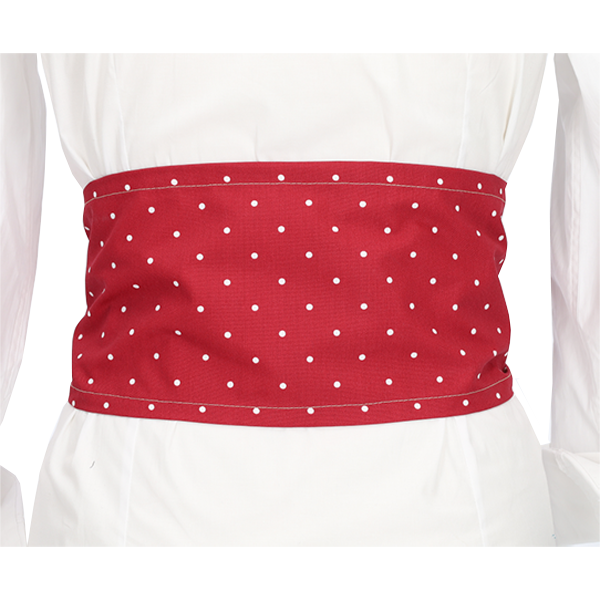 SMALL BURGUNDY LUNAR SASH