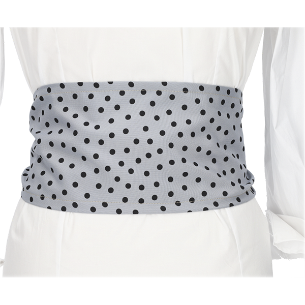 SMALL BLACK GRAY SASH