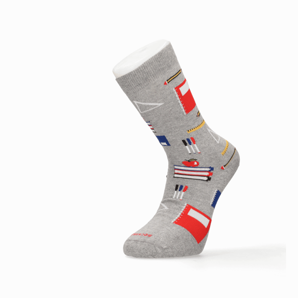 CALCETIN COLEGIO GRIS