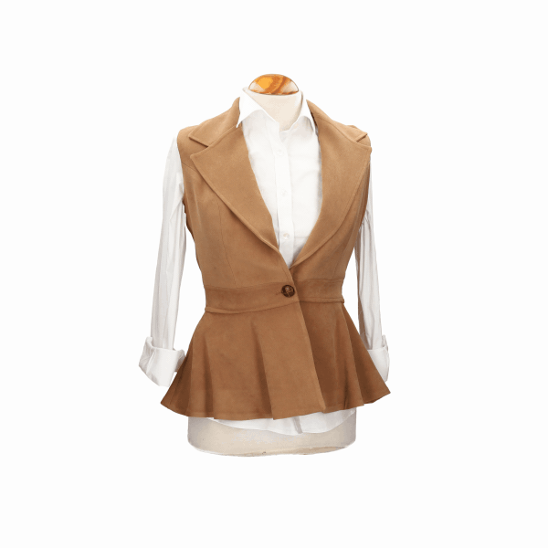 GILET EN CUIR DE PORTO