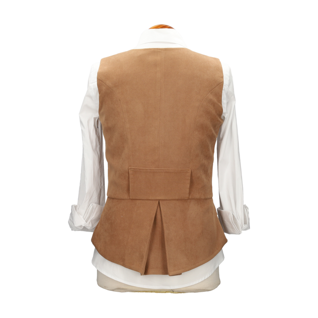DIANA SUEDE CAMEL VEST