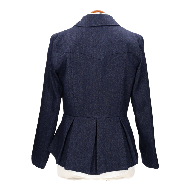 PARIS BLUE HERRINGBONE JACKET