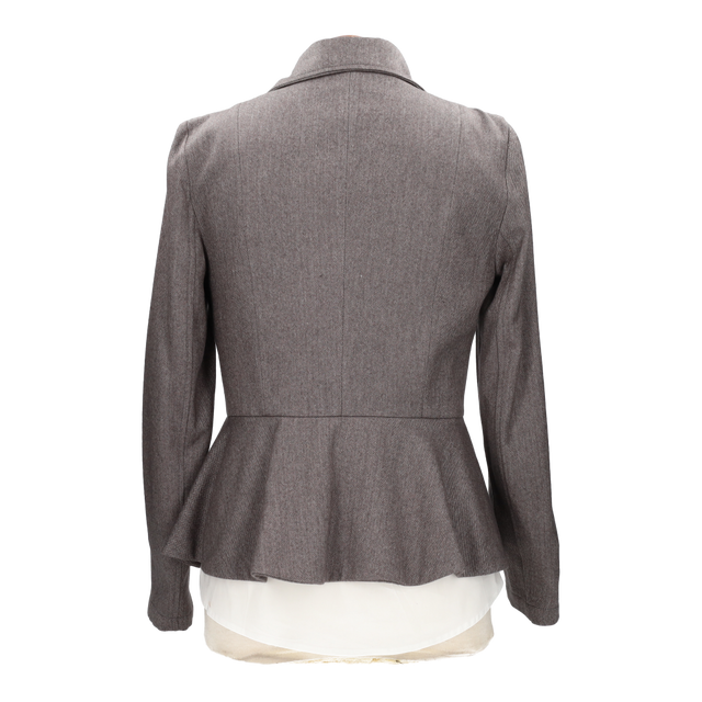 Tavira Herringbone Jacket Brown