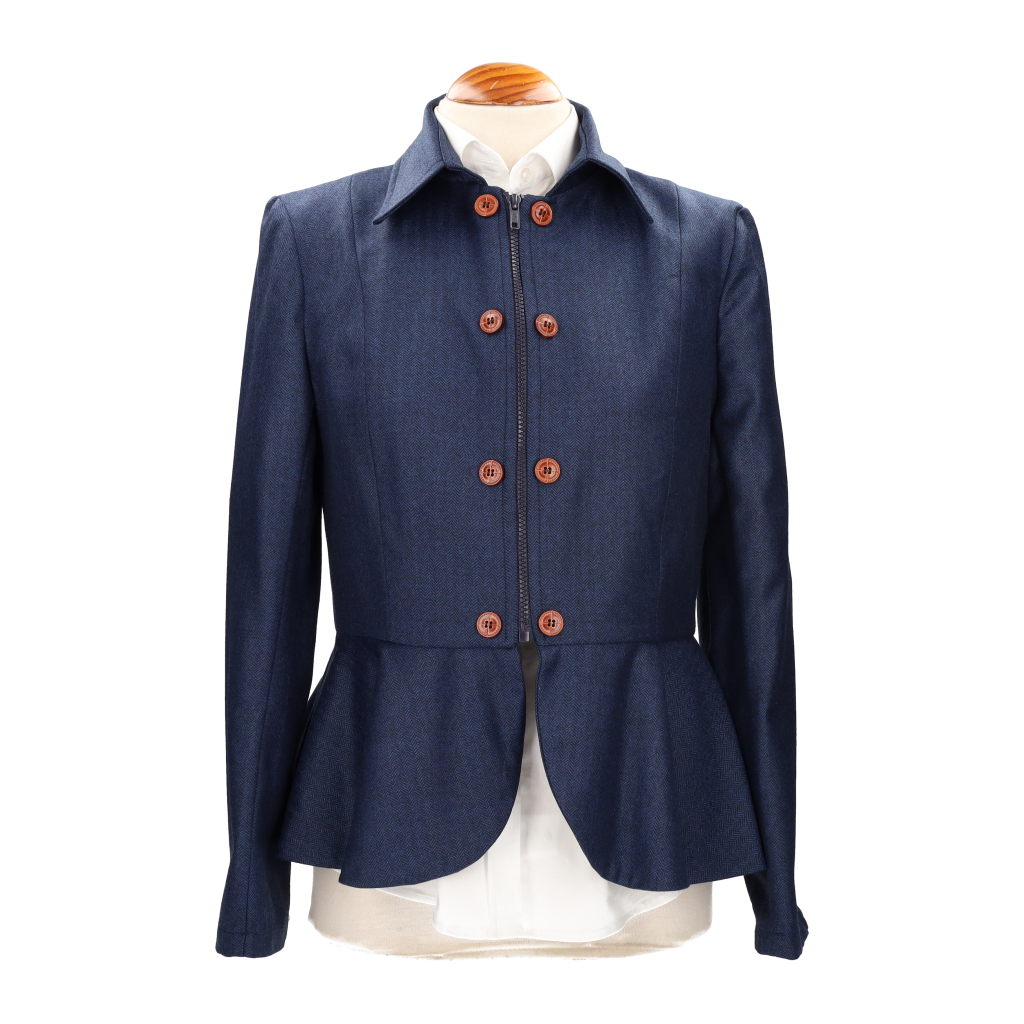 Chaqueta Tavira Antelina Azul