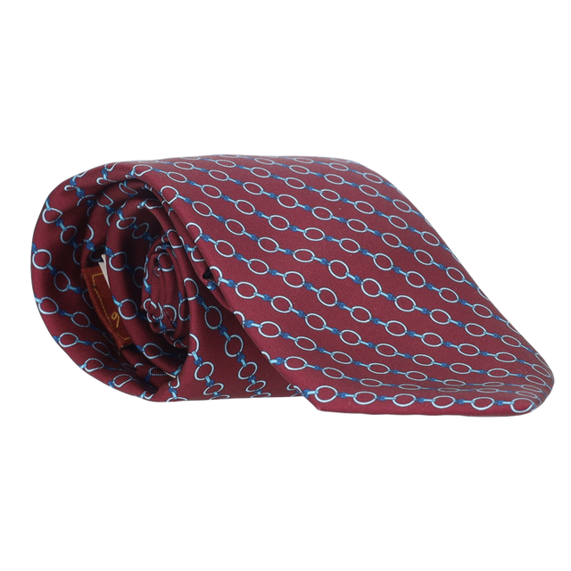 CORBATA BURDEOS CLARO AD. CIRCULOS