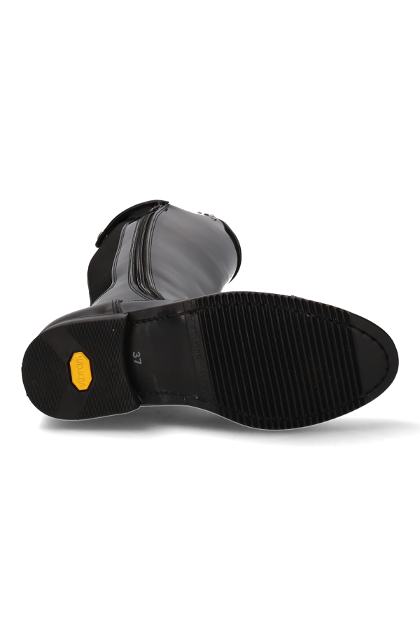 BOTA HÍPICA CREMALLERA CHAROL NEGRO VALVERDE DEL CAMINO