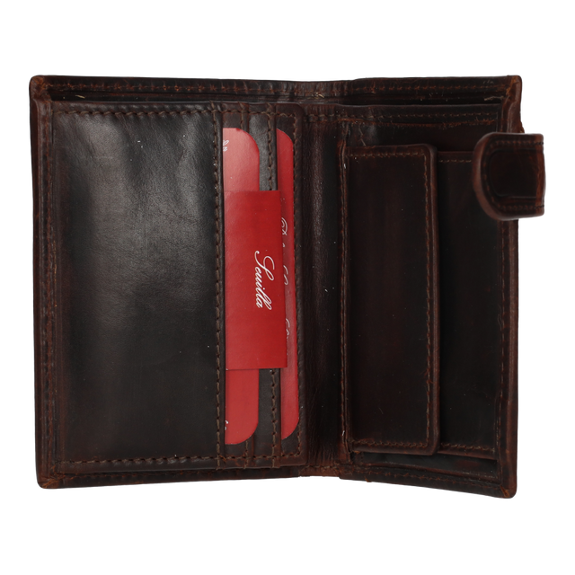 CARTERA BOTON VERTICAL VERDE KAKI