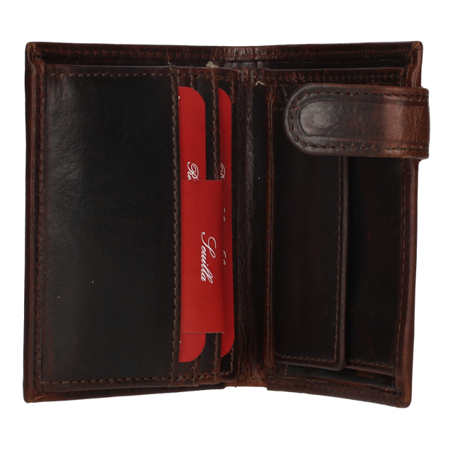 CARTERA BOTON VERTICAL AZUL-BEIGE-VERDE