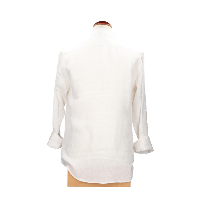 CAMISA BOTON LINO CRUDO