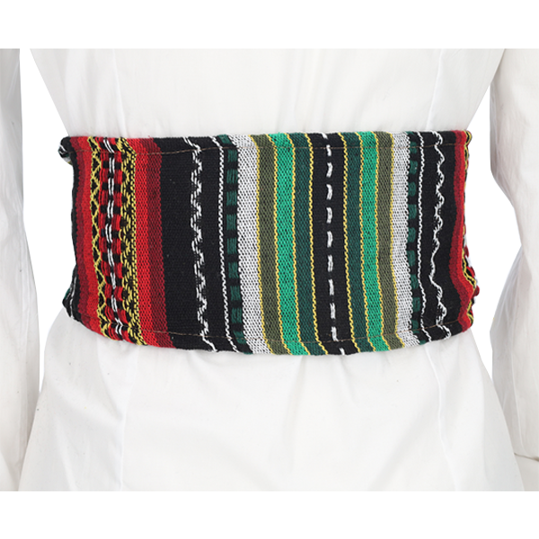 FAJIN ALPUJARREÑO RAYAS VERDE-ROJA-NEGRA