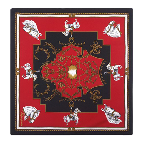 PAÑUELO ROJO CABEZA CABALLOS