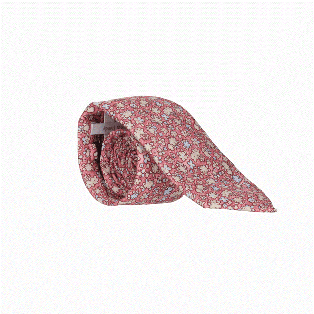 PINK FLORAL TIE