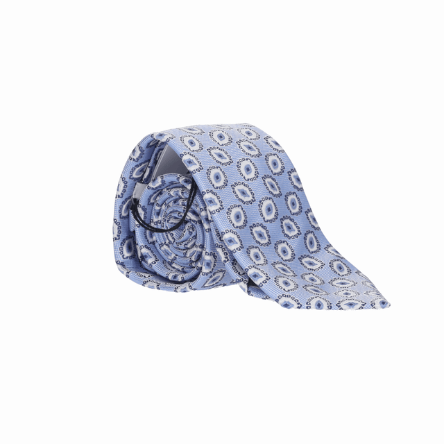CORBATA CELESTE ADORNO CÍRCULO