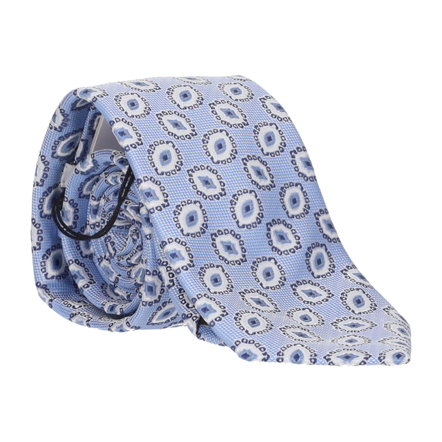 CORBATA CELESTE ADORNO CÍRCULO