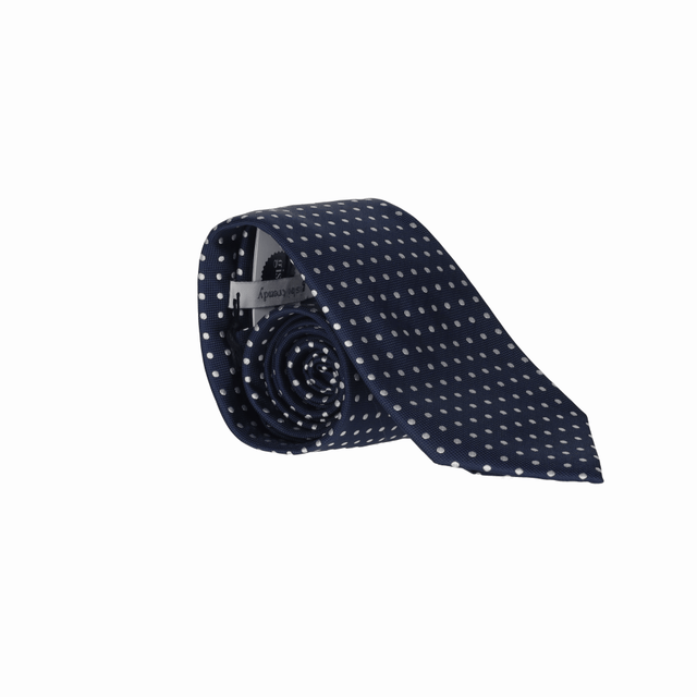 CORBATA MARINO LUNAR BLANCO