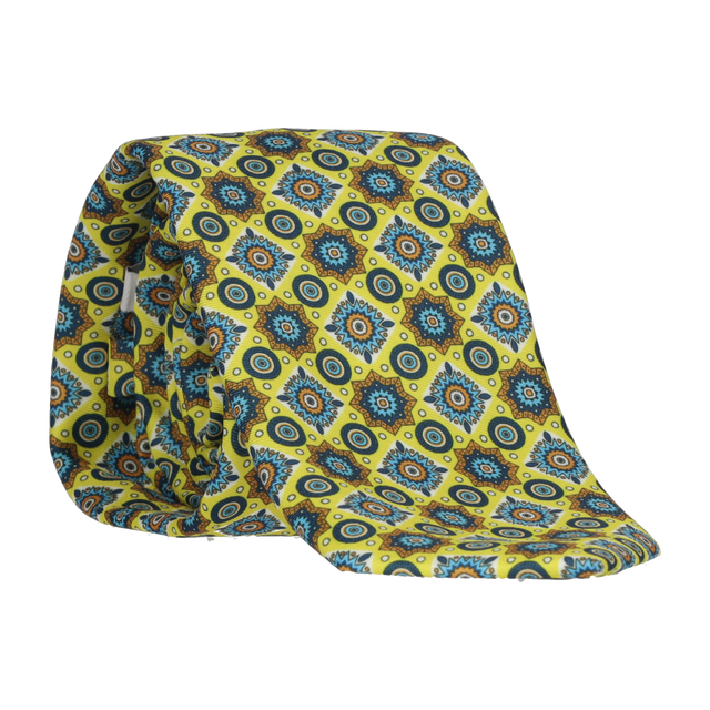 CORBATA AMARILLO AD. AZUL
