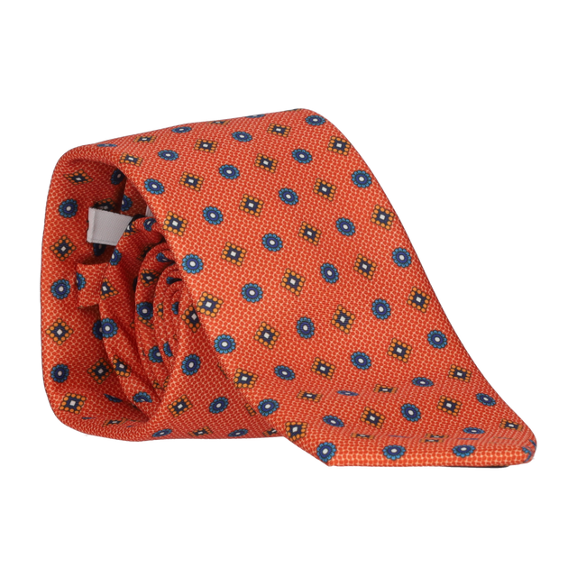CORBATA NARANJA ADORNOS