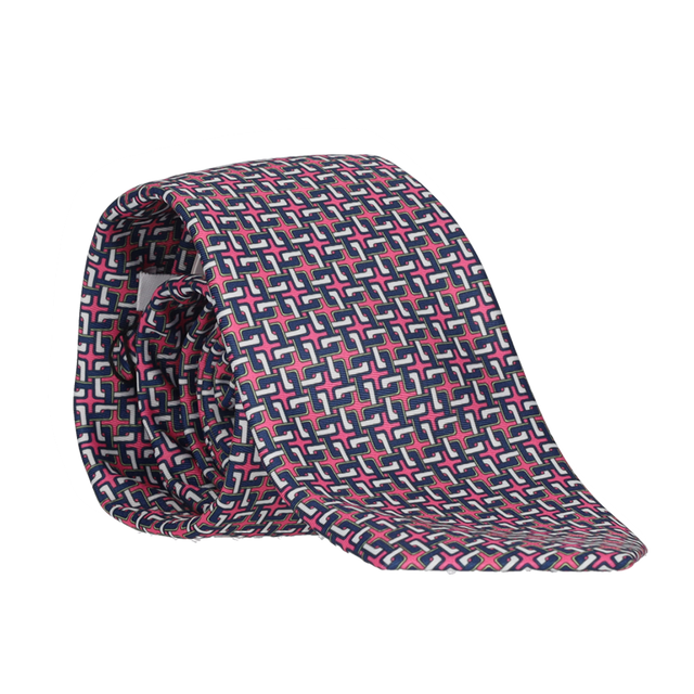 CORBATA CUADROS AZUL/ROSA