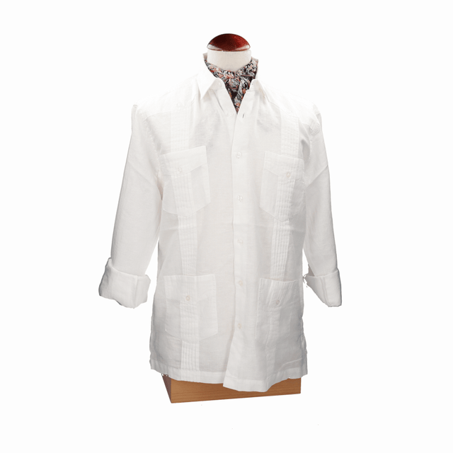 CAMISA CUBANA BLANCA