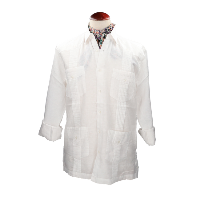 CAMISA CUBANA BLANCA