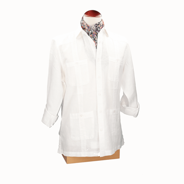 CAMISA CUBANA BLANCA