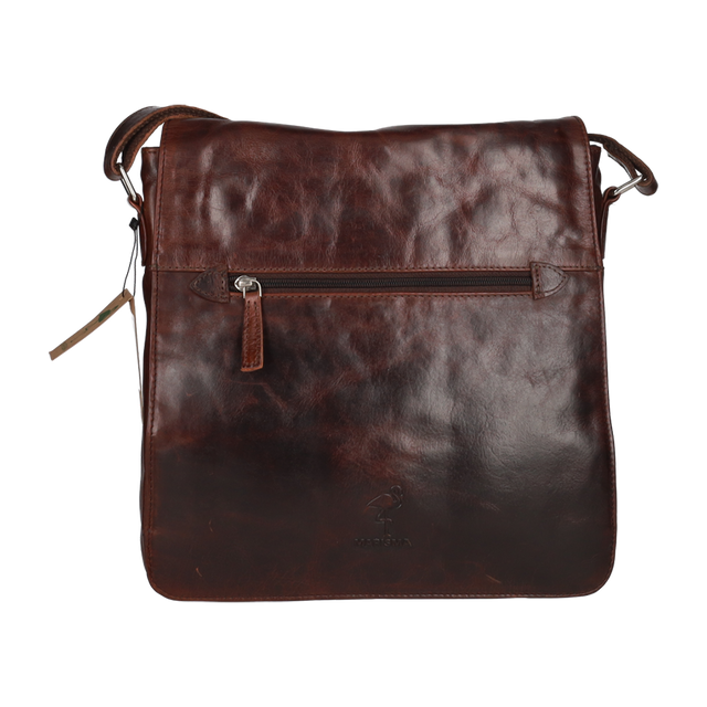 BANDOLERA CREMALLERA MARRON