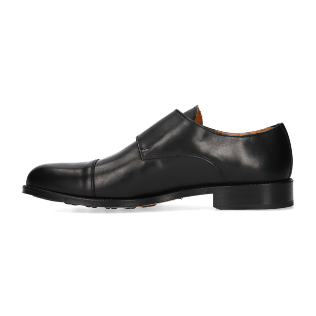 ZAPATO DOBLE HEBILLA NEGRO