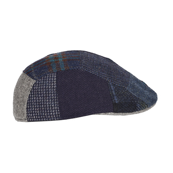GORRA CAMPERA PATCHWORK AZUL