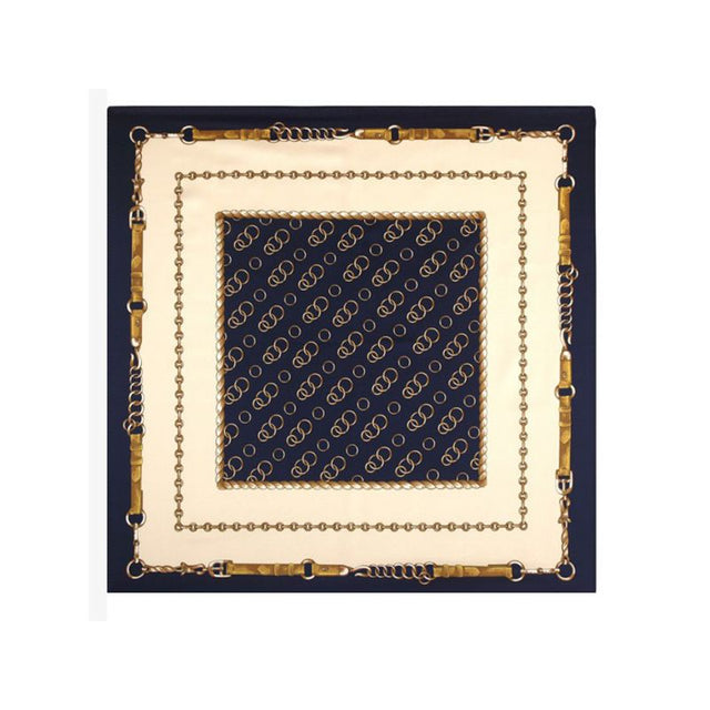 Blue Circles Scarf