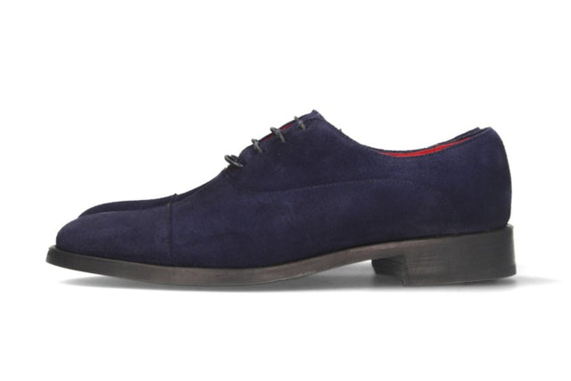 Blue Suede English Shoe