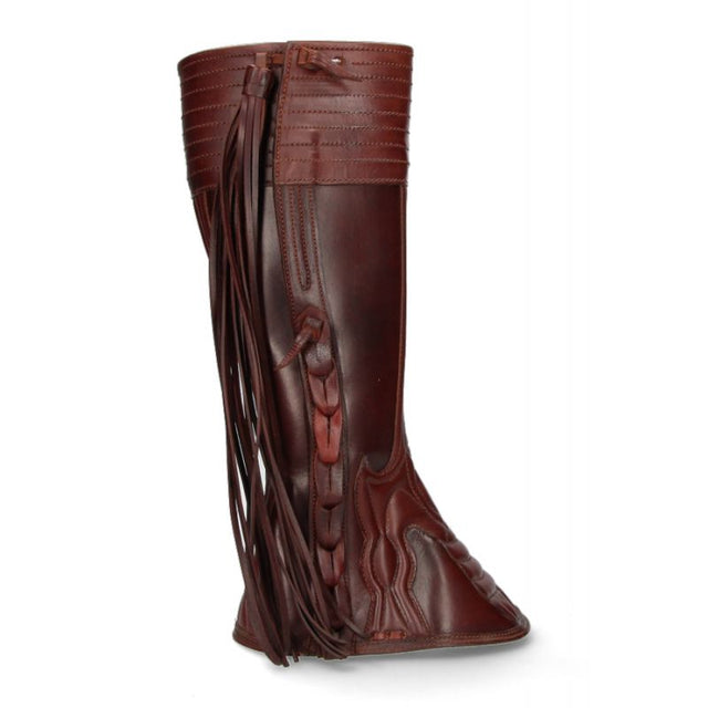 Valverde del Camino calf walking gaiter with quilted trim