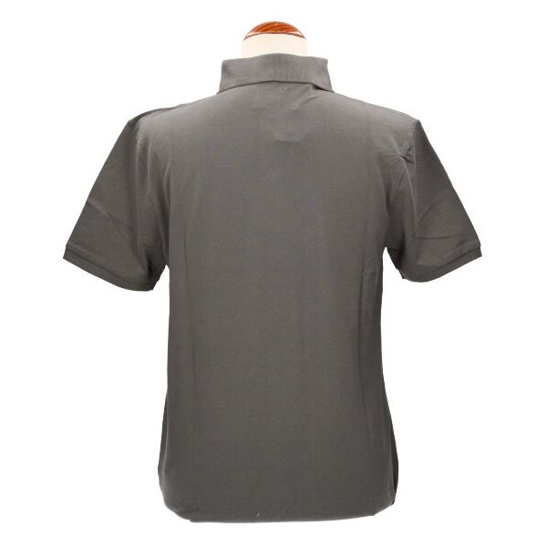 Charcoal Cotton Polo