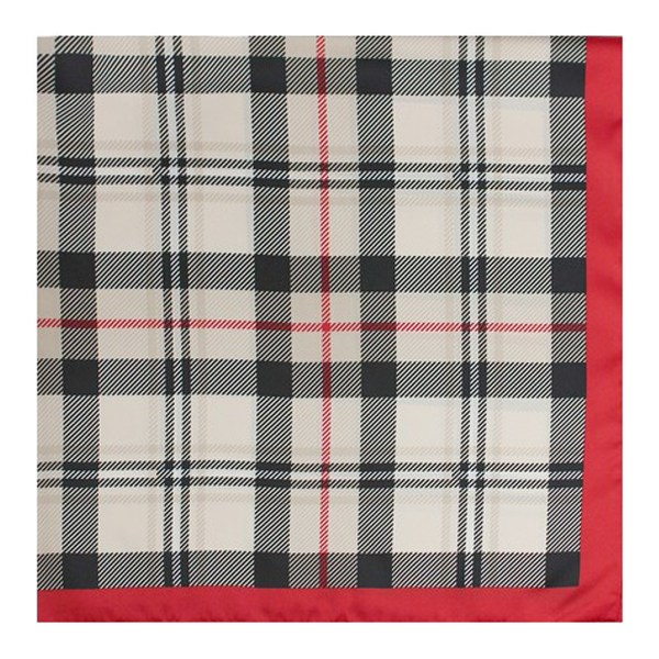 PAÑUELO DOBLE CUADROS ROJO