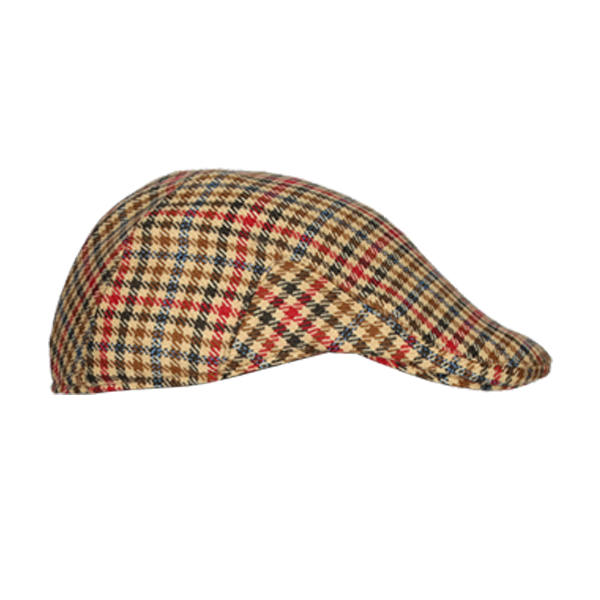 GORRA RENOIR PATA DE GALLO CAMEL