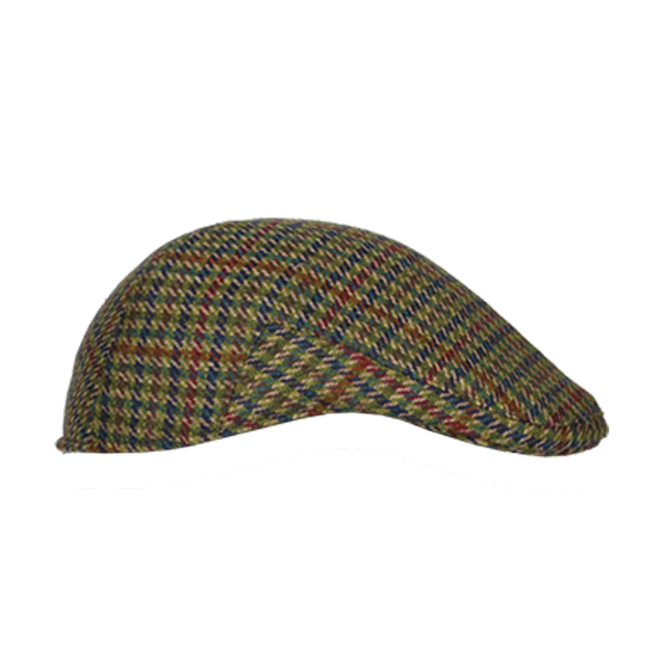 GORRA VERDE PATA DE GALLO COMBINADA