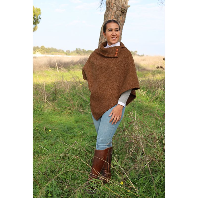 Brown Toffee Poncho