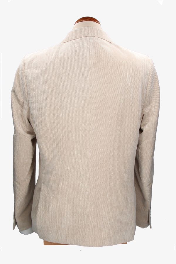 Beige Blazer with Faux Vest