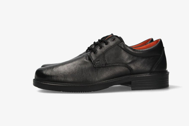 Plain Black Blucher