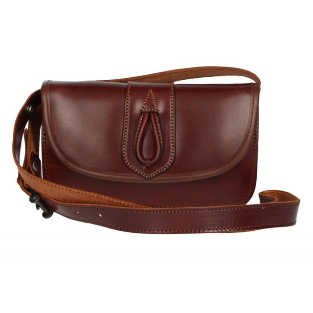 Rociero Leather Bag Ad. Baticola with Valverde del Camino Strap