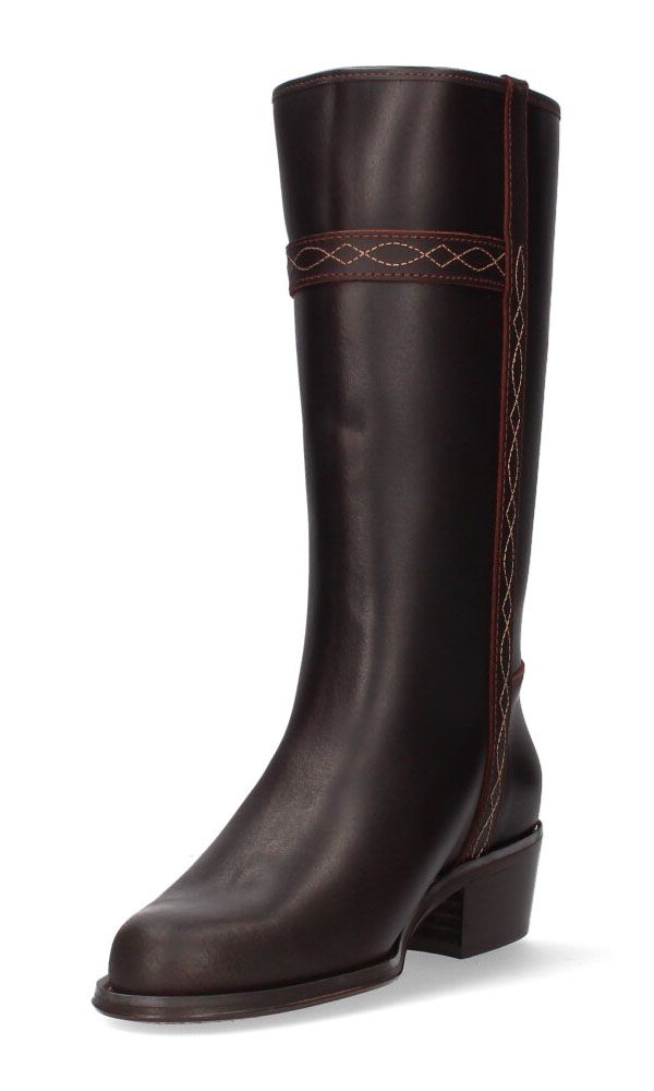 Bota campera con pespunteado Valverde del Camino