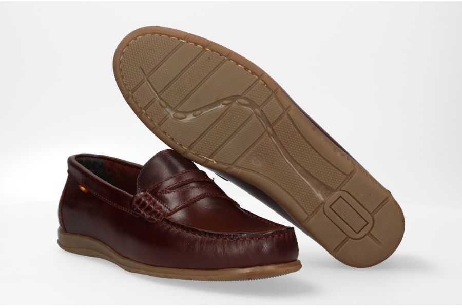 Mocasín Antifaz Cuero