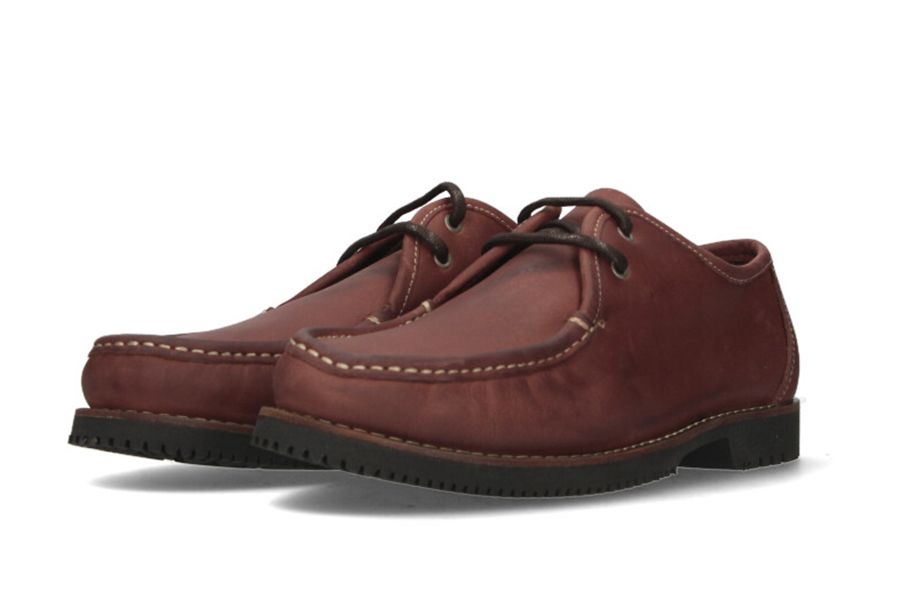 Burgundy Lace-Up Shoe
